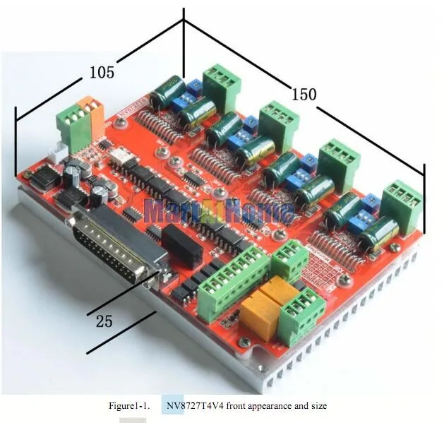 ЧПУ маршрутизатор 4-осевой платы управления шаговым двигателем и Карта драйвера