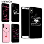 Чехол для медсестры, медицинского стетоскопа с сердцем для Xiaomi Redmi Note 11 Pro 8 9 Pro 10S 9S Note 10 Pro, чехол для Redmi 10 9 9T 9C 9A