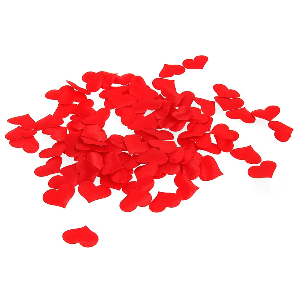 100 шт./компл. тканевые украшения в форме сердца для свадебной вечеринки свадебные
