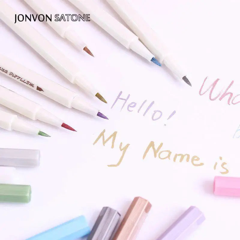 Ручка для рисования на водной основе Jonvon Satone 10 цветов стираемый альбом