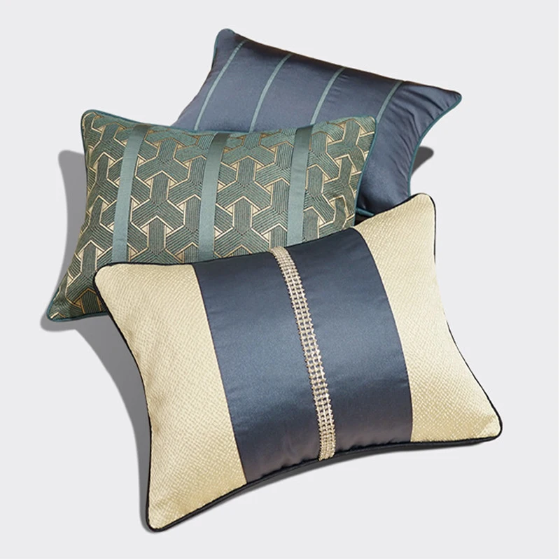 High-end элегантность отель чехлы геометрические наволочка Роскошные Housse де Coussin Cojines Decorativos Para диван наволочки