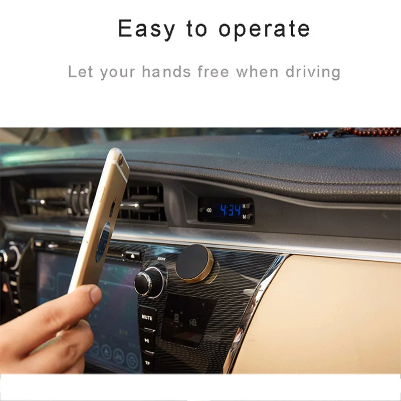 Металлический Универсальный Автомобильный держатель для мобильного телефона