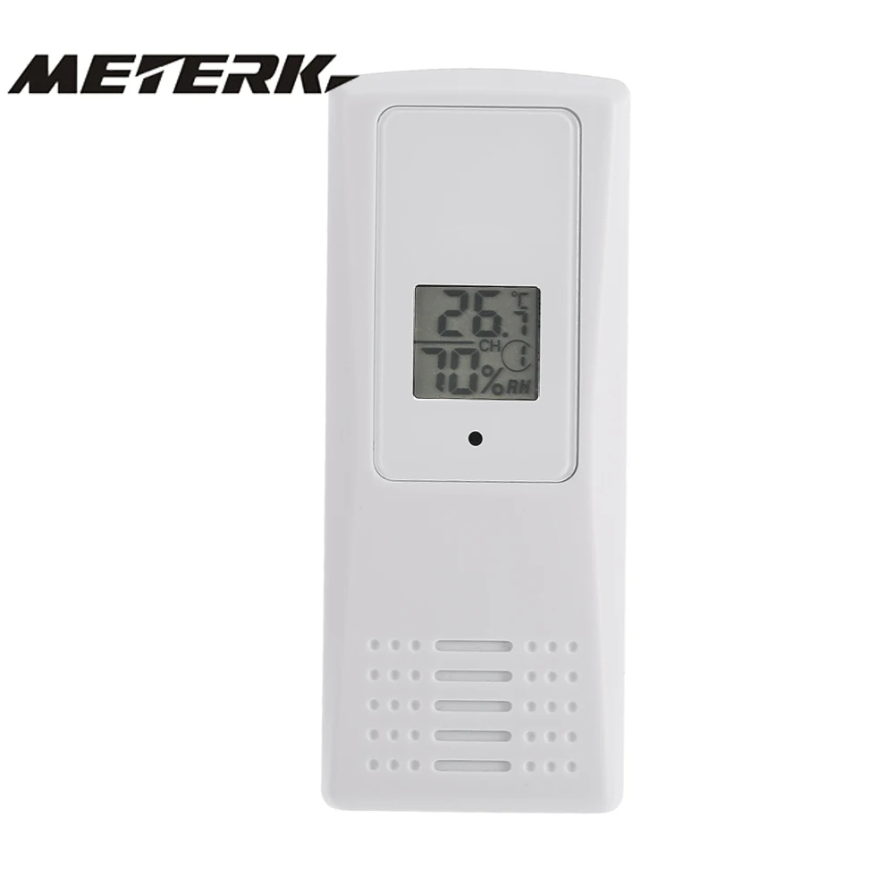 Метеостанция с термометром и ЖК дисплеем беспроводной 8 канальный