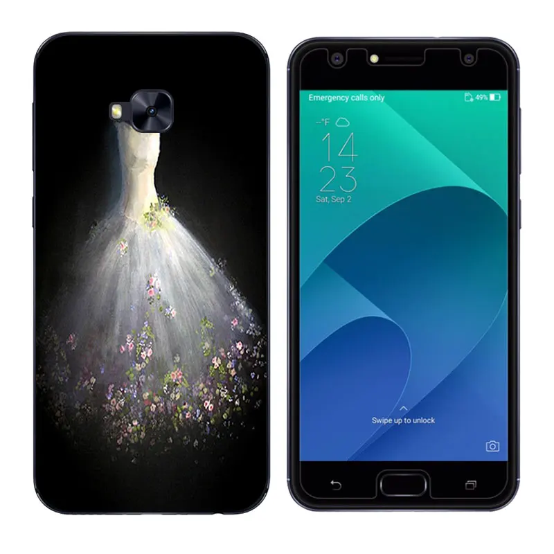 for Asus Zenfone 4 Selfie ZD553KL Case Cover Skateboard Printing Soft Silicon 5.5&quot Phone Bags |