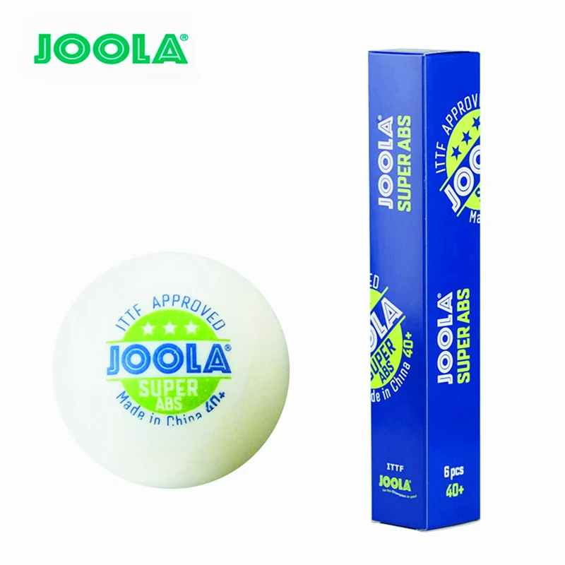 JOOLA-pelota de tenis de mesa 3-star Super ABS, material de plástico cosido, más de 40 bolas de ping pong, tenis de mesa