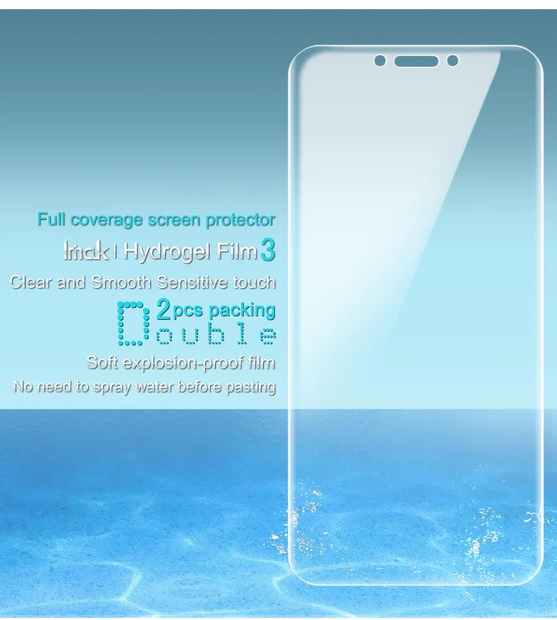 Гидрогелевая пленка imak 3 III для Huawei Nova 4 задняя Передняя защитная прозрачная