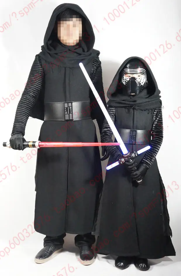 Новый костюм Звездных Войн + маска Пробуждение силы кило Рен костюмы для косплея