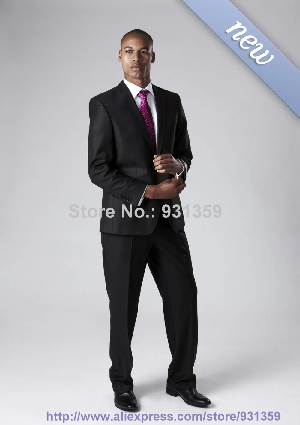 Custom Made Formal Blazer High Quality Business Mens Regular Fit suits(Coat+Pants+Tie+Vest) ZB447 Black Prom Tuxedos | Свадьбы и