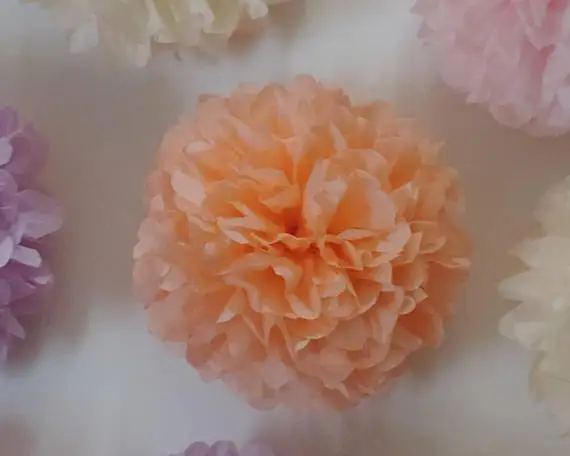 1 шт. помпон для папиросной бумаги помпоны цветочных шариков украшения свадебной