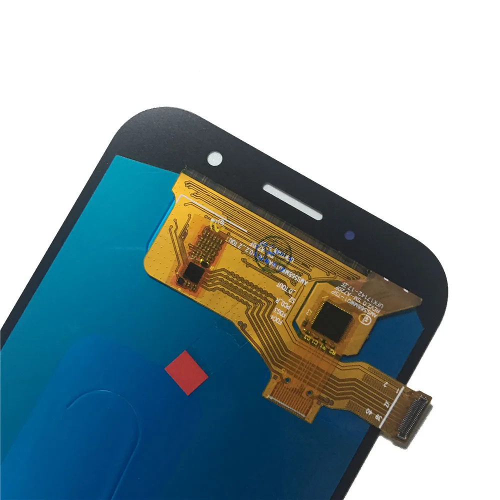 Супер AMOLED телефоны дисплей для Samsung Galaxy A7 2017 A720 A720F A720M ЖК-дисплей сенсорный экран