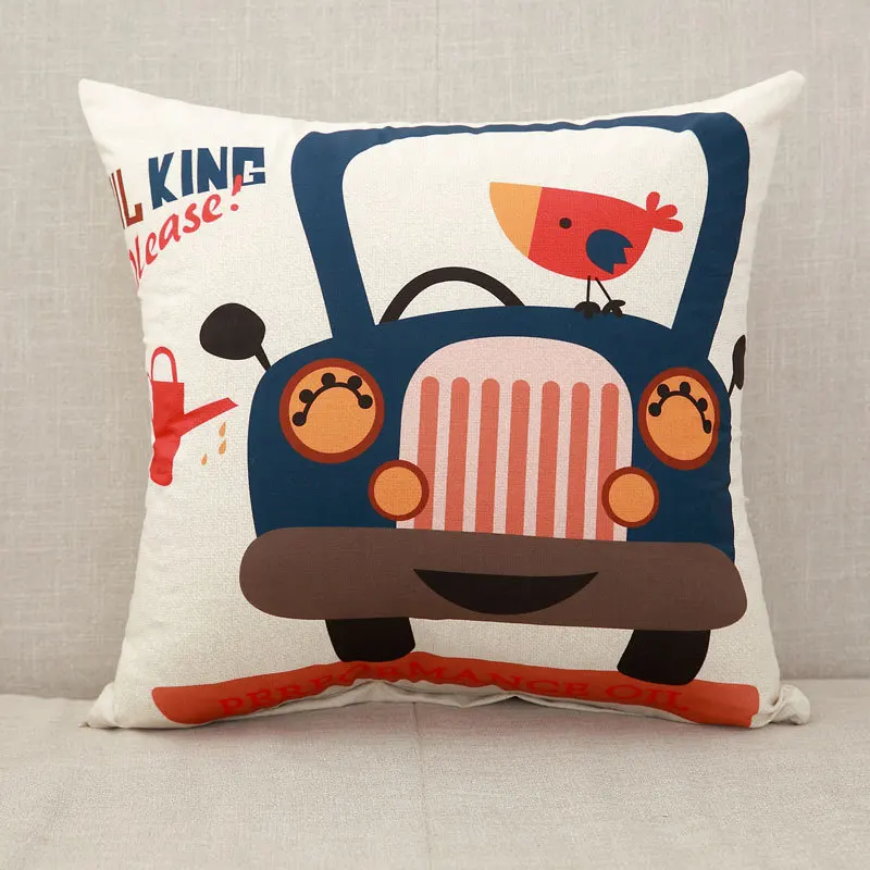 Animal Printed Cute Cartoon Cushion Cover Throw Pillow Case For Sofa Car Seat | Дом и сад