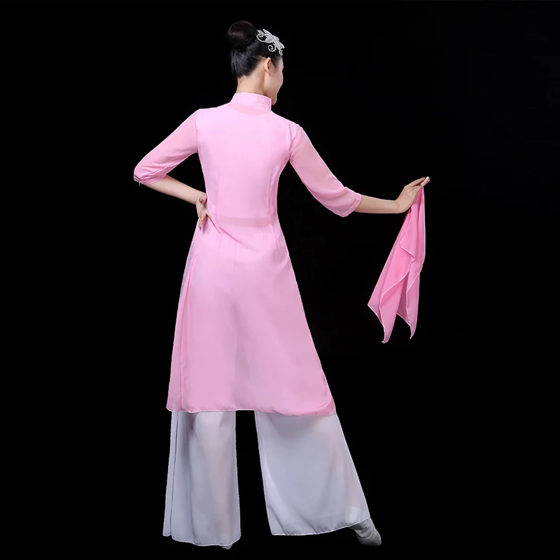 Китайский костюм принцессы классический танцевальный женский yangko fan для