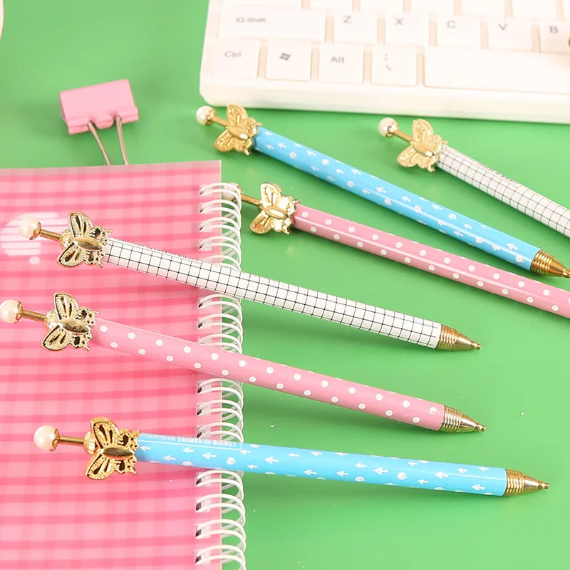 3 шт. Творческий бабочка лук механические металла карандаш 0.5/0.7 мм школа магазин