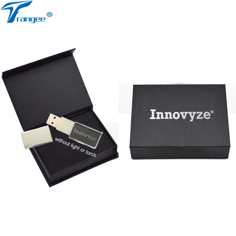 100 шт./лот кристалл USB флэш-накопитель с пользовательским логотипом печати 2 0 4 ГБ 8