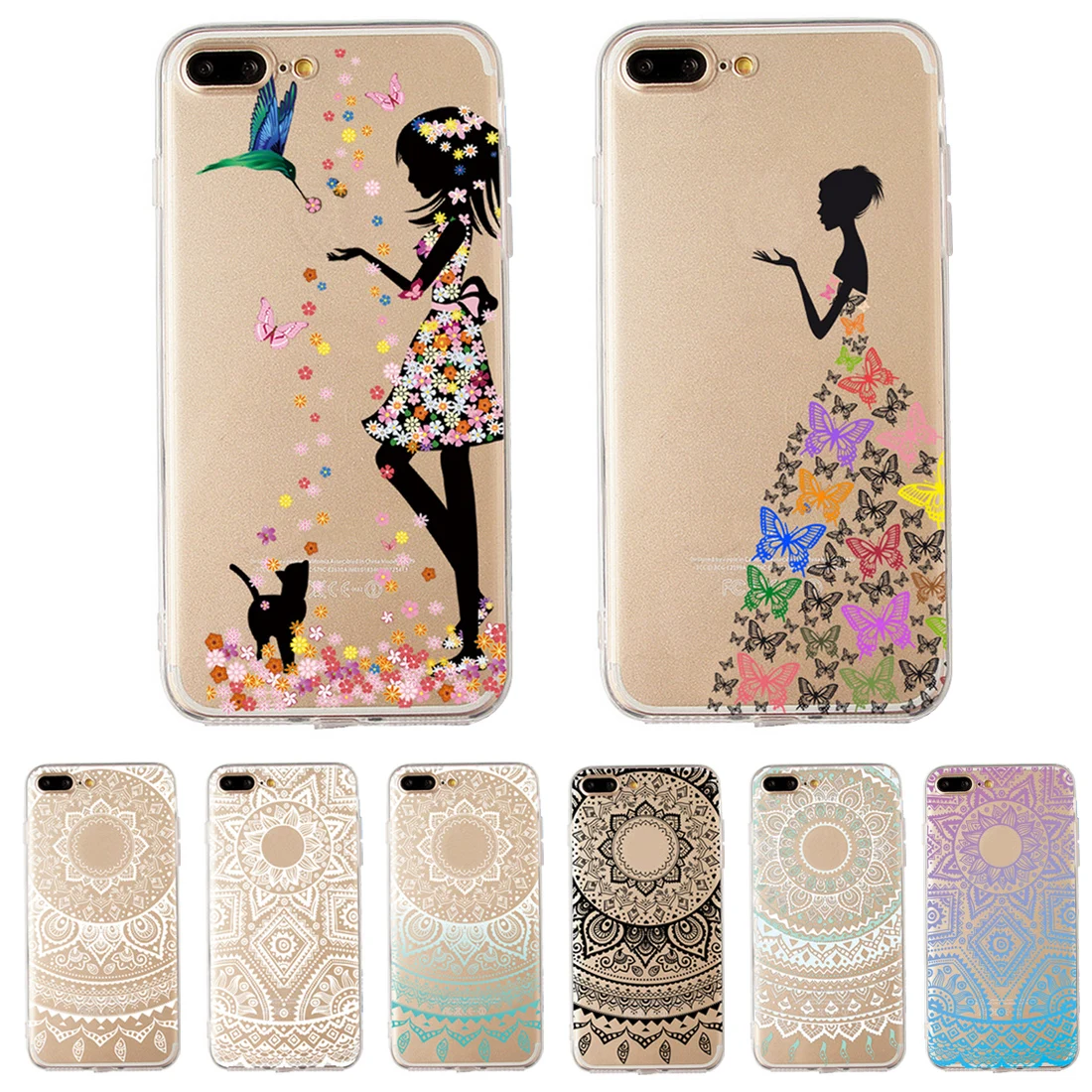 Centechia Модный чехол для мобильного телефона из ТПУ с тиснением iphone6/6 s 6splus iphone7