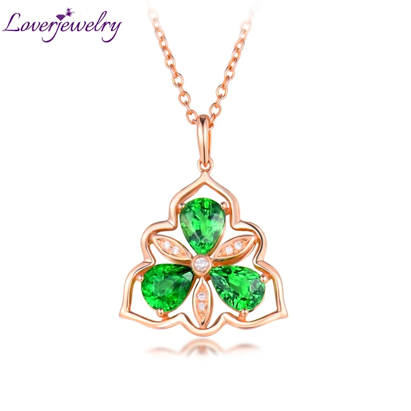 LOVERJEWELRY Женские Подвески Романтический Твердые 18Kt из розового золота с