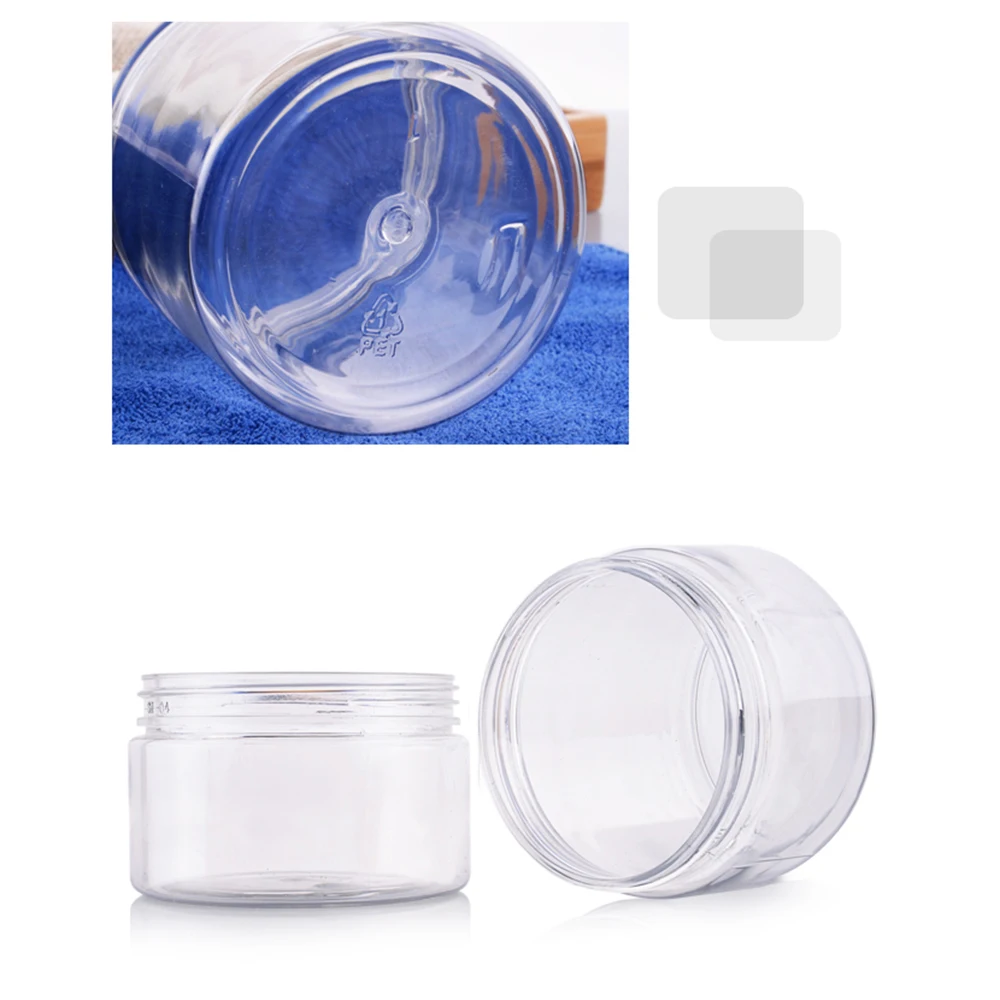 10 шт. пустые банки для крема контейнеры домашних животных 100 г пластиковый