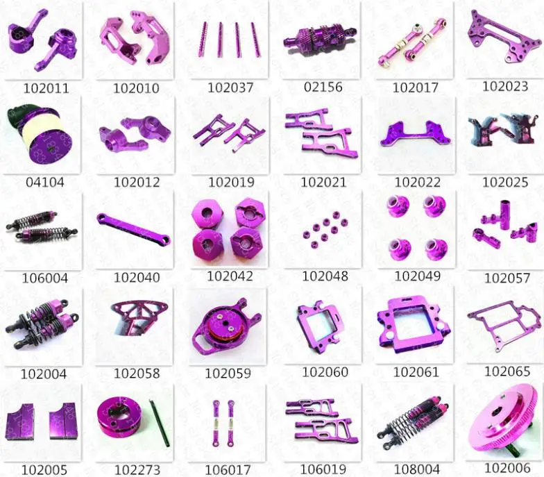 HSP Hobby Upgrade Parts Kit запасные части из алюминиевого сплава для скоростных гоночных