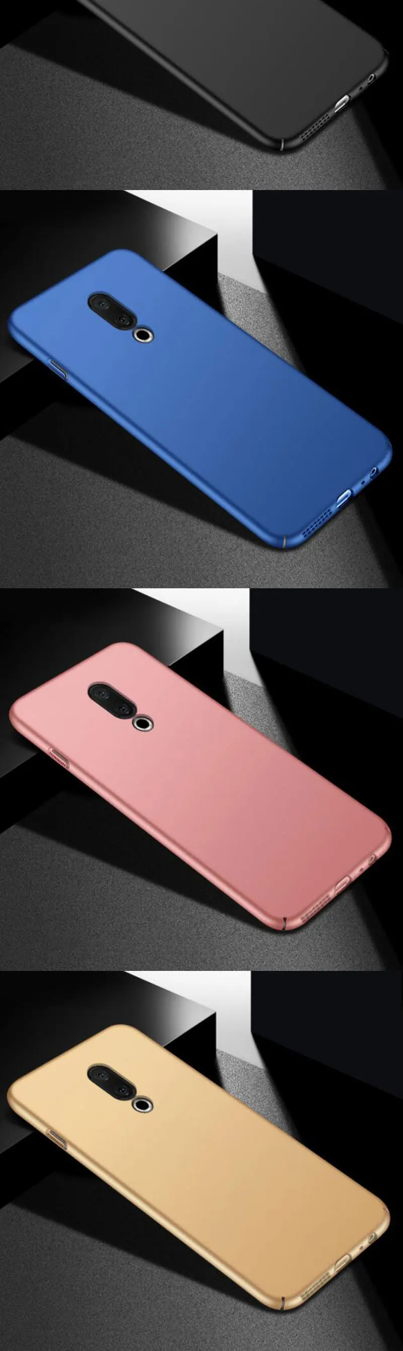 Ультра Тонкие Жесткие ПК-Чехлы для meizu 16th Plus 16X M6 Note 8 Матовая защитная оболочка для meizu 15 16 Lite Plus X8 M6T M6S coque