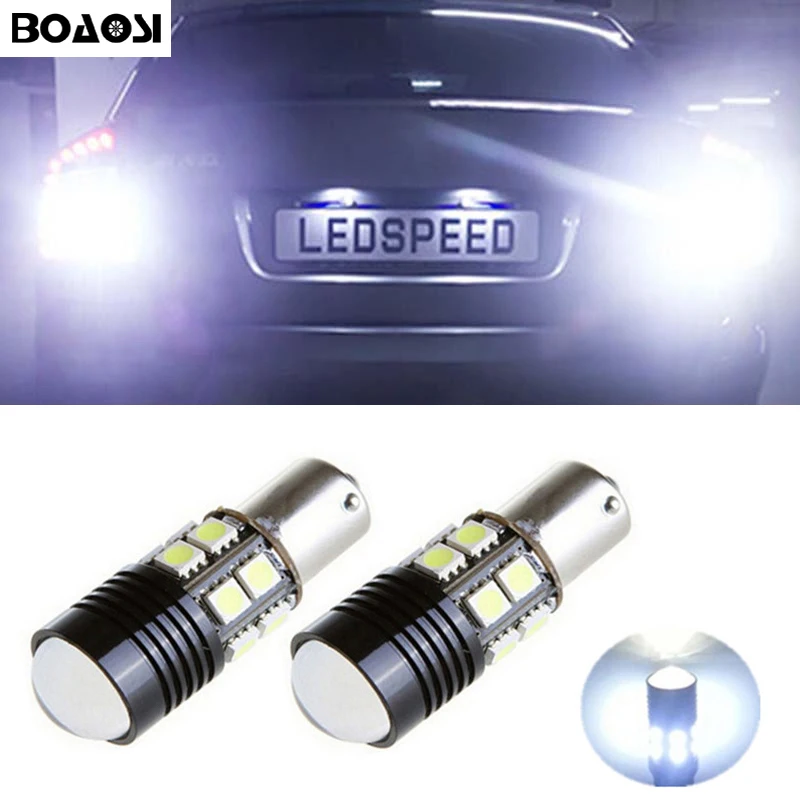 2x1156 P21W LED R5 CREE чип автомобильные 360 градусов лампы заднего хода для Skoda Fabia dogeoctavia