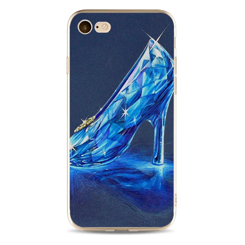 Модные туфли на высоком каблуке балерины чехол TPU 2018 для телефона iPhone 5 5C 5S SE X 6 6S plus 7 7plus 8 8plus|Бамперы| |