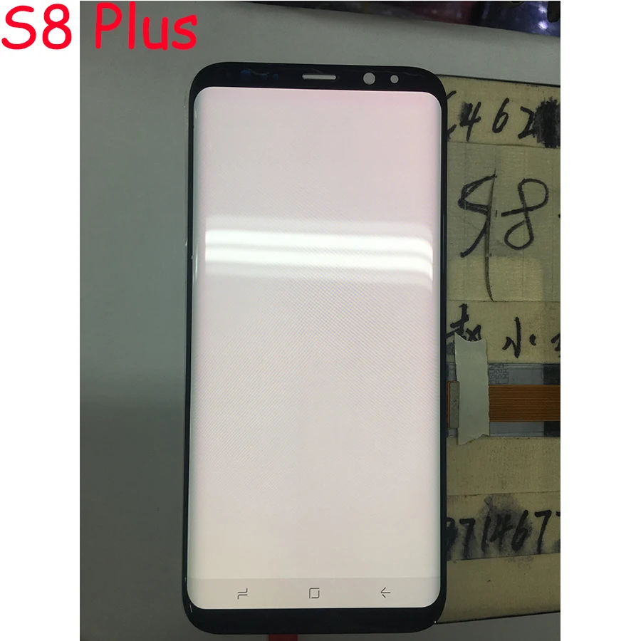 Сменный ЖК-дисплей с рамкой для Samsung S8 сенсорный экран Galaxy G950 G950F Plus G955 G955F красная