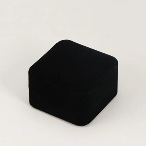 Черный Бархатный Чехол для ювелирных изделий кольца часов ожерелья браслета