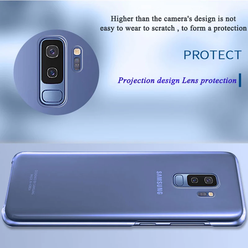 Samsung оригинальный чехол для смартфона Galaxy S9 Plus с акриловым материалом анти-капля