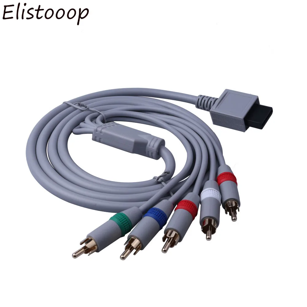 Кабель адаптер Elistooop 1080 P HDTV AV аудиоадаптер провод 5 RCA av кабель F для Nintendo Wi Fi U