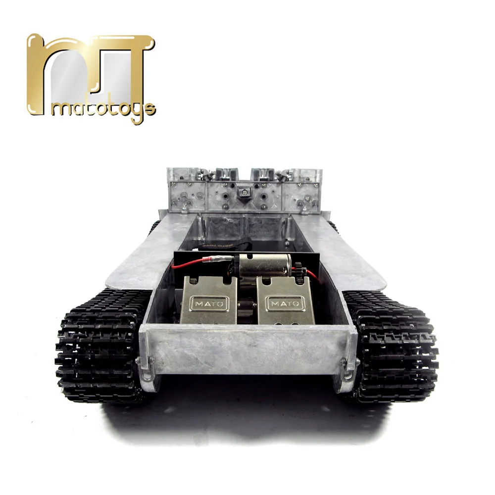 Комплект металлических нижних корпусов Mato 1/16 Tiger 1 с направляющими колесные