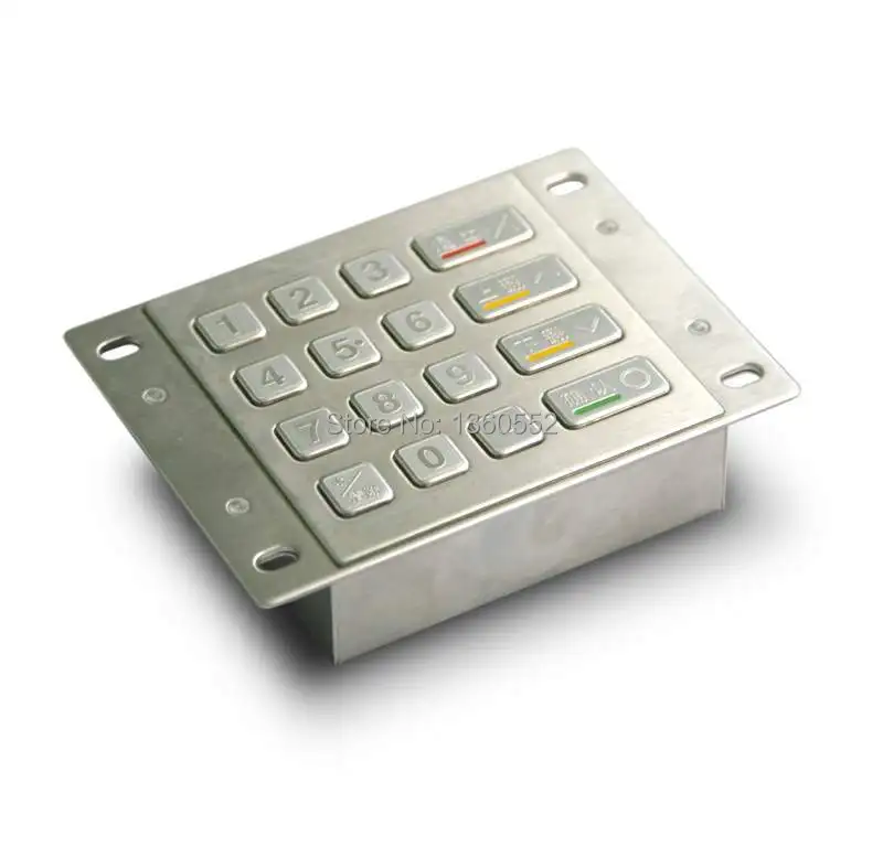 PCI EPP Φ Kiosk pin pad 3 0 сертифицированная металлическая клавиатура с металлической