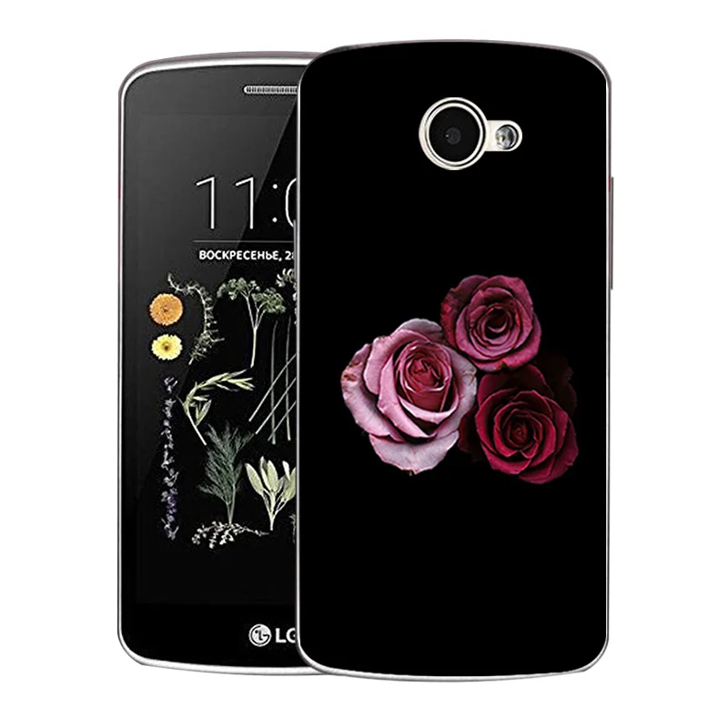 Чехол для LG K5 мягкий силиконовый чехол из ТПУ прозрачный s с принтом кокос