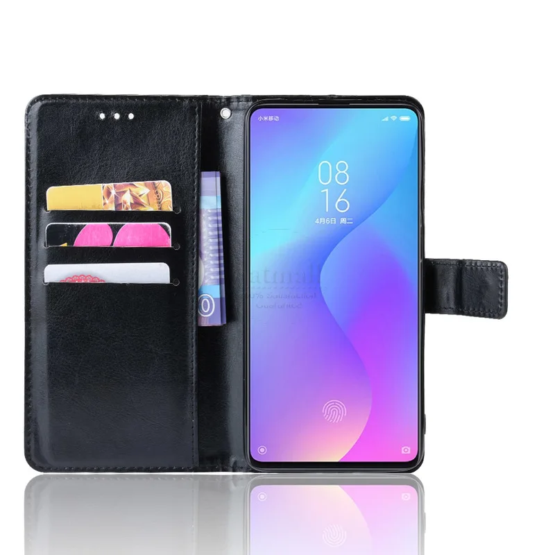Роскошный винтажный кожаный чехол-книжка с откидной крышкой для Xiaomi Redmi K20 Pro MI 9 T