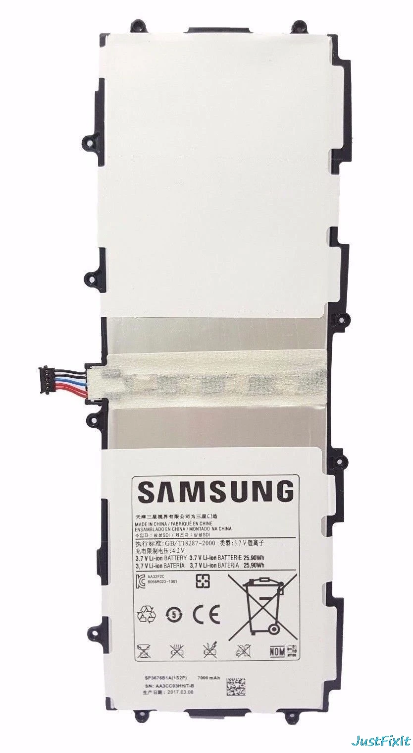 SP3676B1A 100% оригинальный сменный аккумулятор для samsung Galaxy Note 10 1 GT N8000 N8010 N8020 P7510 P7500
