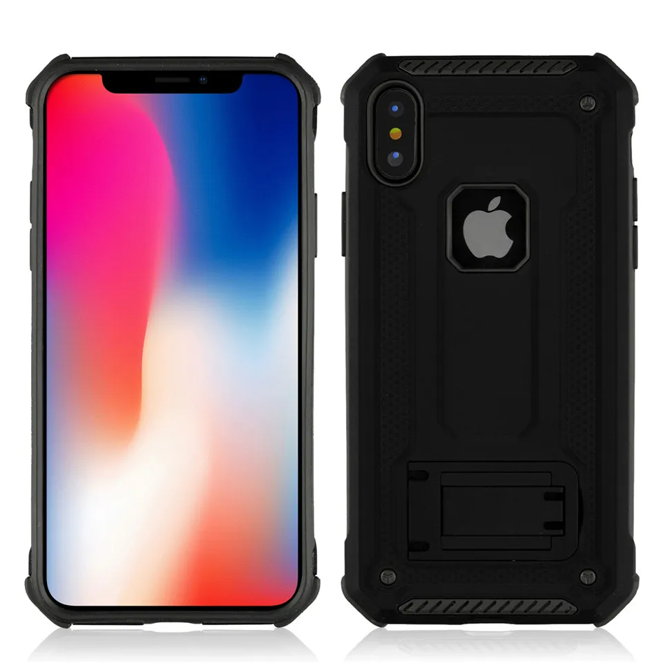 Противоударный Armour чехол для iPhone 6 6s(4,") футляр PC Пластик Телефон чехол для iPhone X 7 8 6 плюс 5,5 телефон случаях