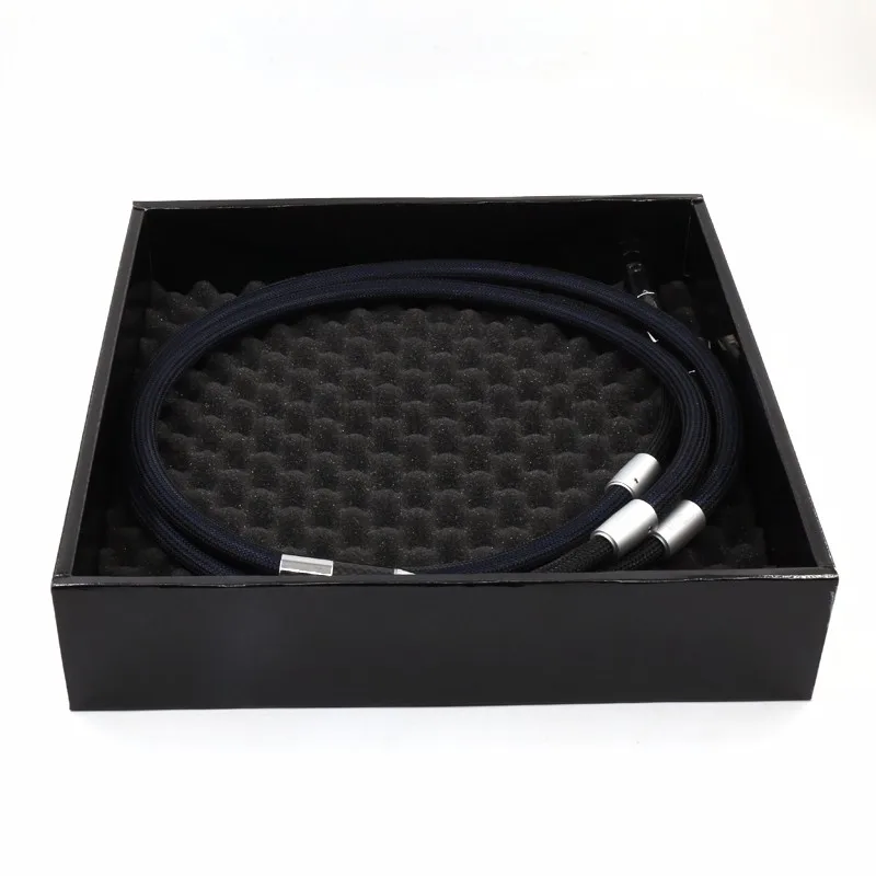 3 м/пара Lineflux(XLR) аудио кабель XLR с углеродного волокна Соединительный Штепсель XLR