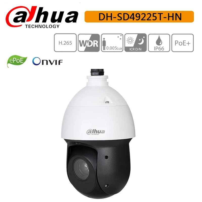 Оригинальная Dahua DH SD49225T HN 2MP 25x Starlight сетевая скоростная купольная камера IR100M PTZ с