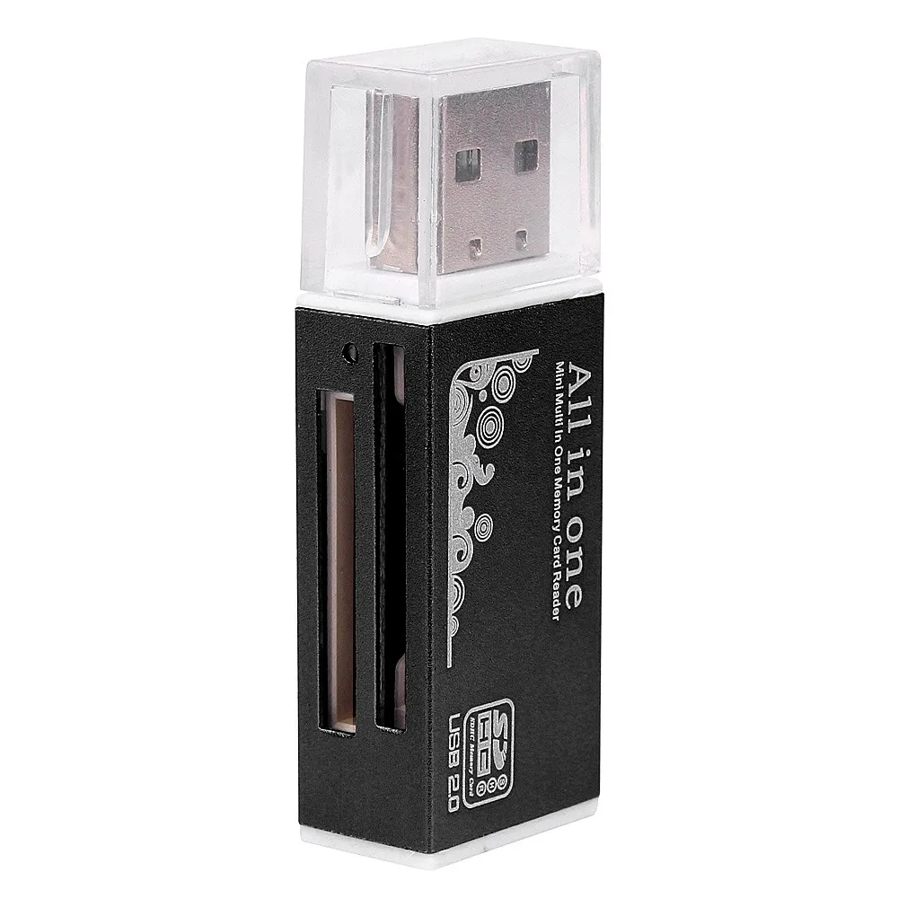 USB 2,0 все в 1 устройство для чтения карт памяти для Micro SD SDHC TF M2 MMC устройство для чтения карт памяти Адаптер для Micro SD SDHC TF M2 MMC