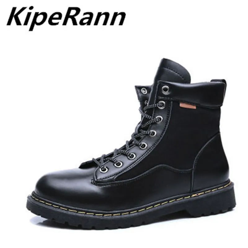 KipeRann 2018 новые модные мужские зимние ботинки супер теплые для походов