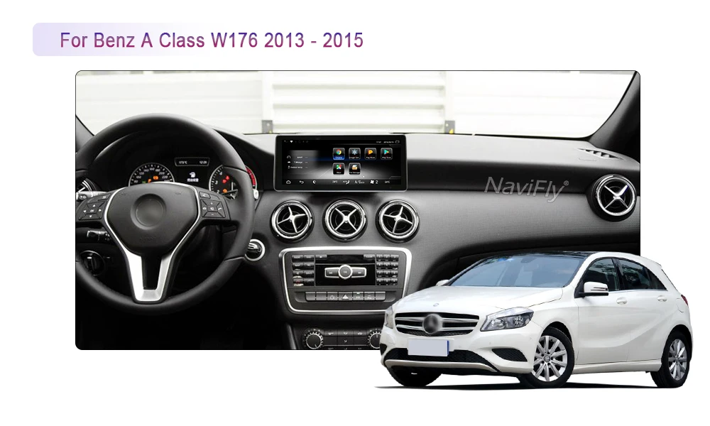 10," Android 7,1 автомобиль радио gps навигации для Benz A класса W176 2013- аудио WI-FI BT 4 аппарат не привязан к оператору сотовой связи Зеркало Ссылка 3+ 32G