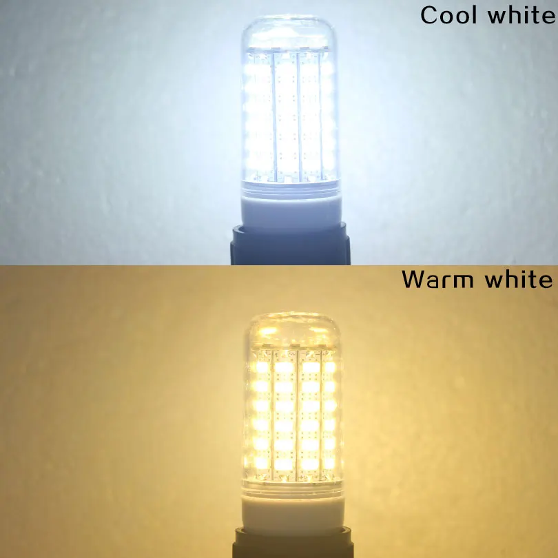 10 шт./лот E27 светодиодные лампы E14 SMD5730 220 В кукурузы 24 36 48 56 69 72leds люстра Свет Свечи