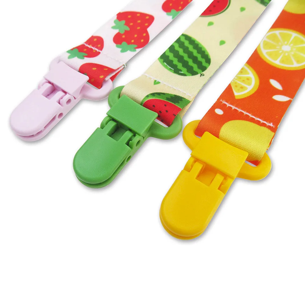 Плетеные зажимы для соски из искусственной кожи 3 шт. держатель с цепочкой