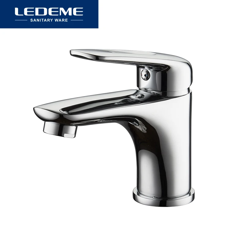 LEDEME Смеситель для умывальника латунь Цвет: хром L1048|basin faucet|waterfall faucetbathroom faucet |