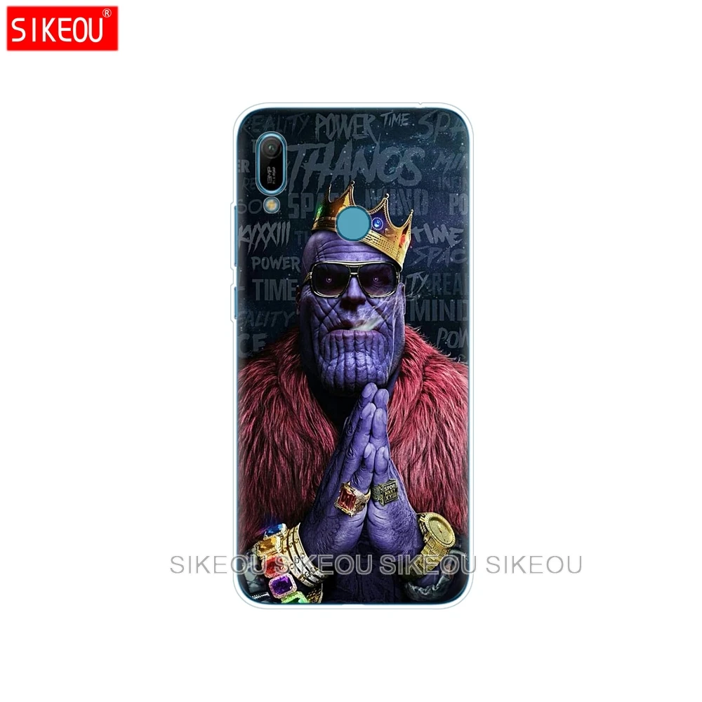 10869 Чехол для Huawei Y6 Y7 Y9 pro Prime чехол на Honor 8A PRO 8X10 i чехол Marvel мстители супергерой Капитан Железный человек танос - Цвет: 10869