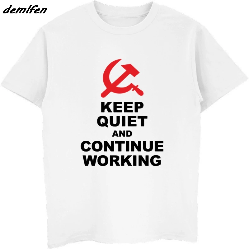 Модная летняя стильная футболка с надписью Keep Calm забавная Хлопковая мужская