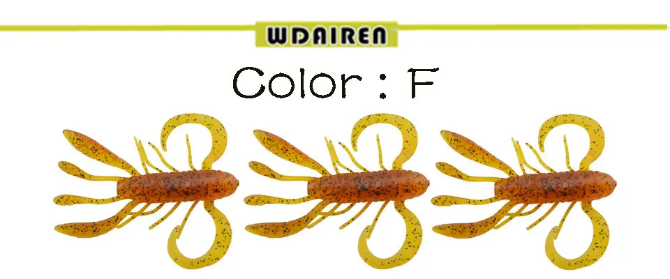 WDAIREN 8 шт./лот, искусственная приманка с солевым вкусом, 8 см, 8,2 г
