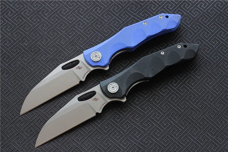 CH ночное hawk-G10 Флиппер складной нож D2 лезвие шарикоподшипник G0+ стальная ручка Походный охотничий карманный нож EDC инструменты