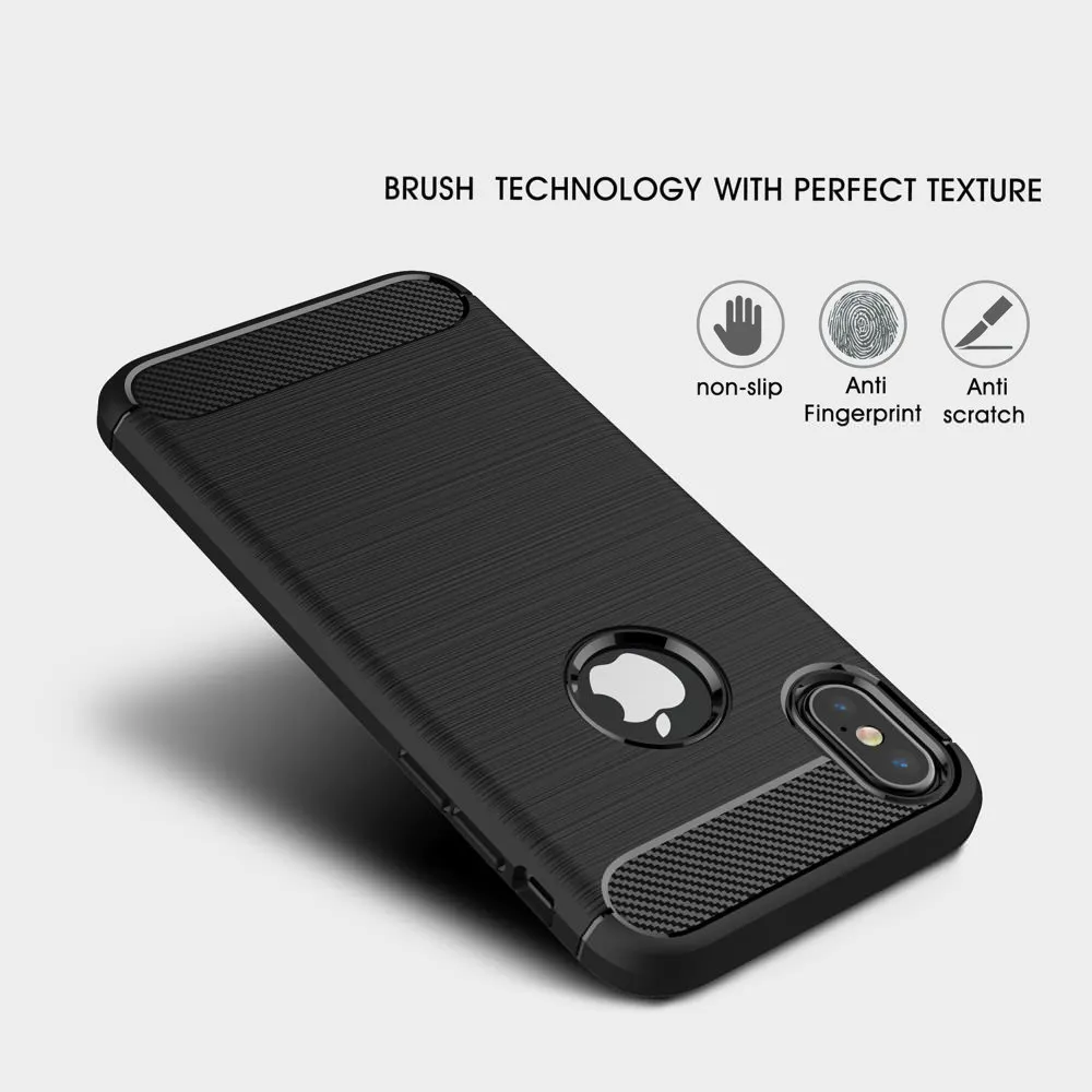 Carbon Fiber Phone Case For Xiaomi Redmi Note 5 Elegant Business Durable Bumper 7 6 Pro Hard Protective Cover |