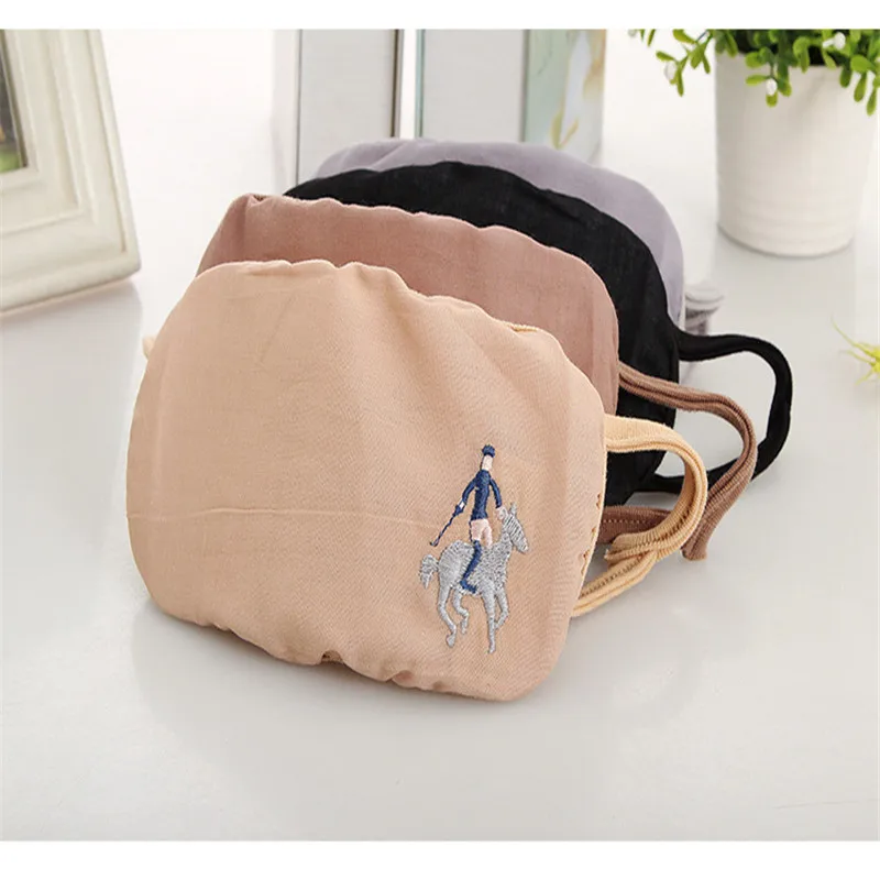 10 шт./уп. Осень-Зима Новые волнистые складные маски дышащие хлопковые точки