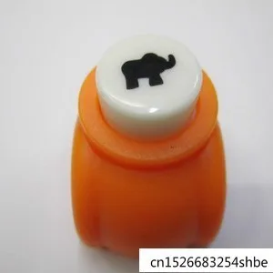 Дырокол для скрапбукинга, ручной резак, карточка, Ситцевая печать, сделай сам, цветок, бумага, ремесло, дырокол, дырокол, форма Furador - Цвет: Elephant